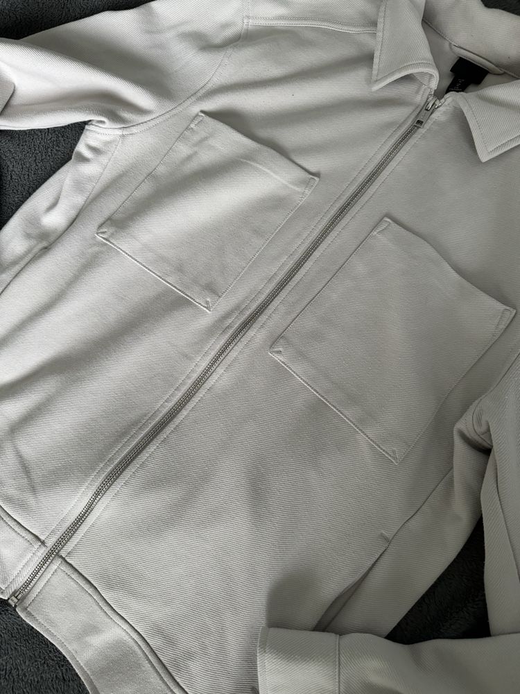H&m kurtka koszulowa z suwakiem m