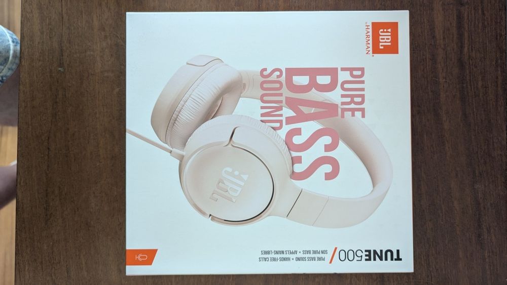 TUNE500 słuchawki JBL Harman - nowe, nigdy nie urzywane