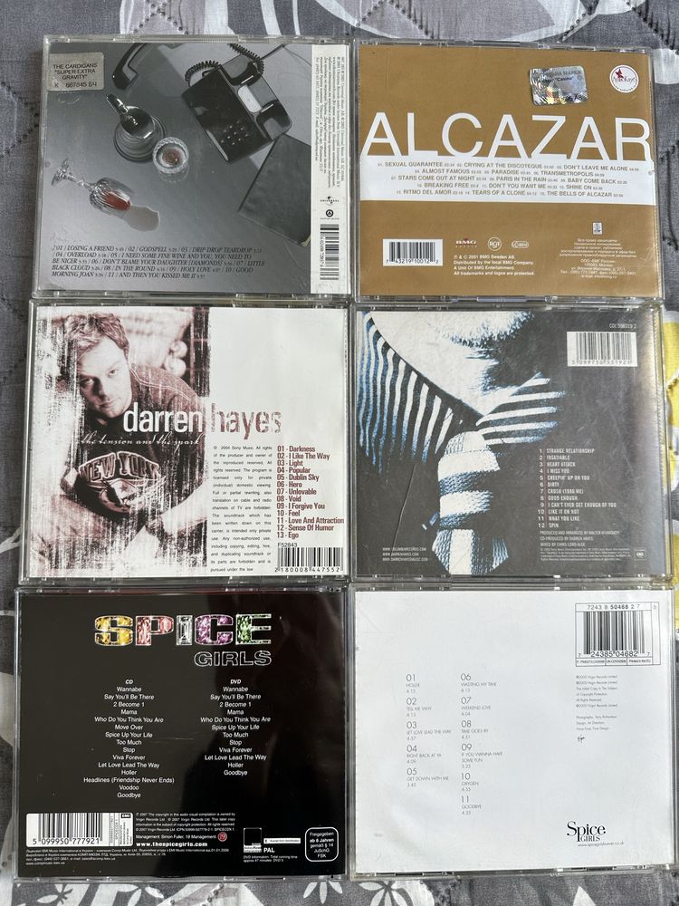 Darren Hayes / Cardigans / Alcazar / Spice Girls