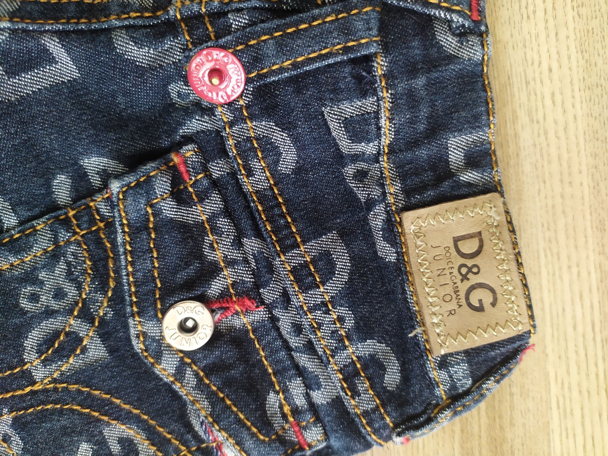 Dolce Gabbana junior spodnie jeansy D&G