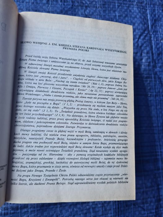 Pismo Święte Starego i Nowego Testamentu biblia tysiąclecia 1971 w. II