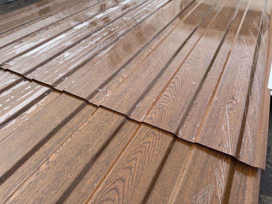 Blacha trapezowa drewnopodobna T-7 Złoty Dąb