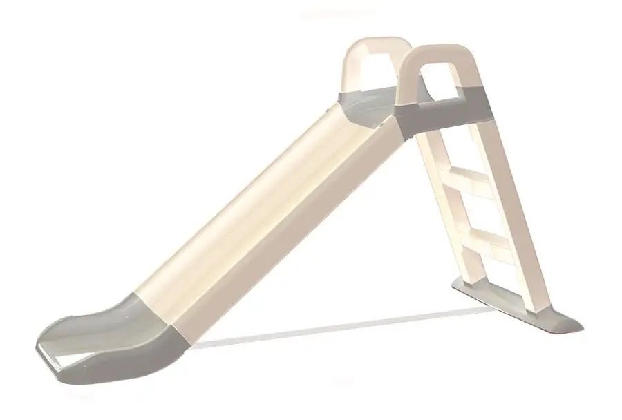 Дитяча гірка для дому і дачі 140 см біло-сіра (Долоні)