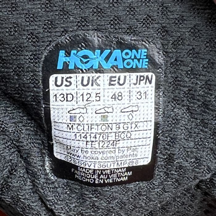 Кросівки Hoka Clifton 9 GTX 1141470F розмір 48 оригінал