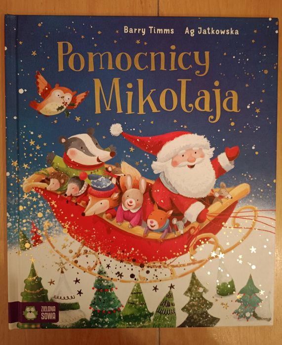 Pomocnicy Mikolaja bestseller zielona Sowa Mikołajki