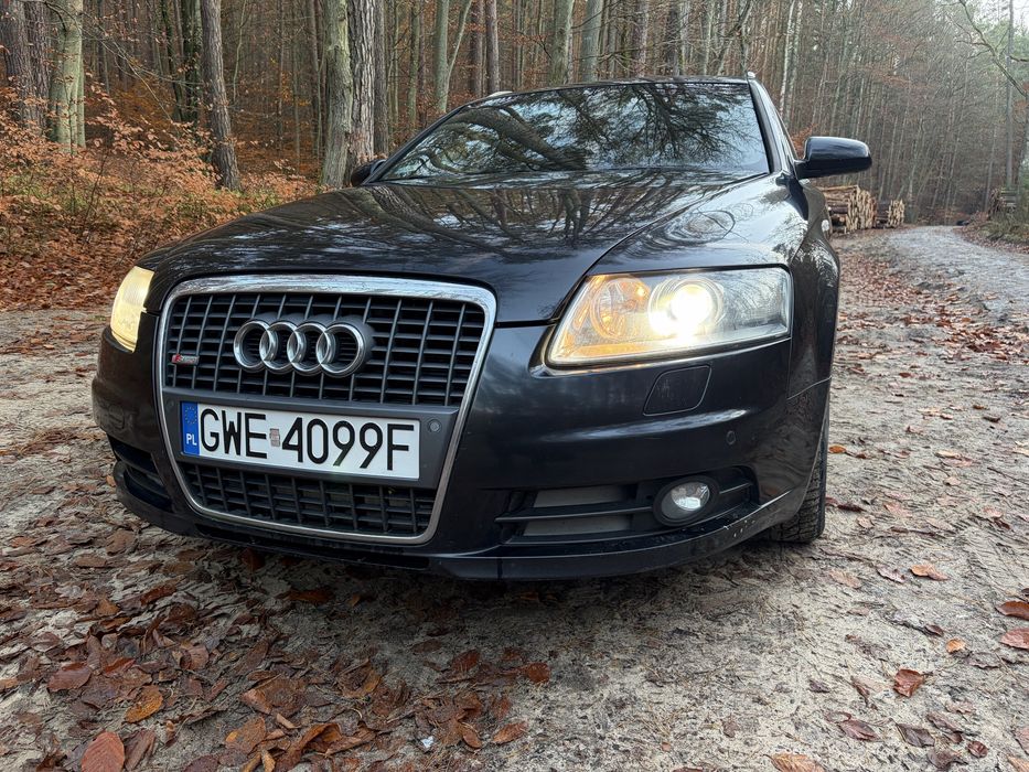 Audi a6 3xsline 240km quattro 2008 kamera el fotele