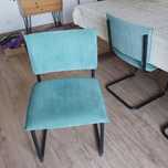 6 cadeiras design bombazine azul