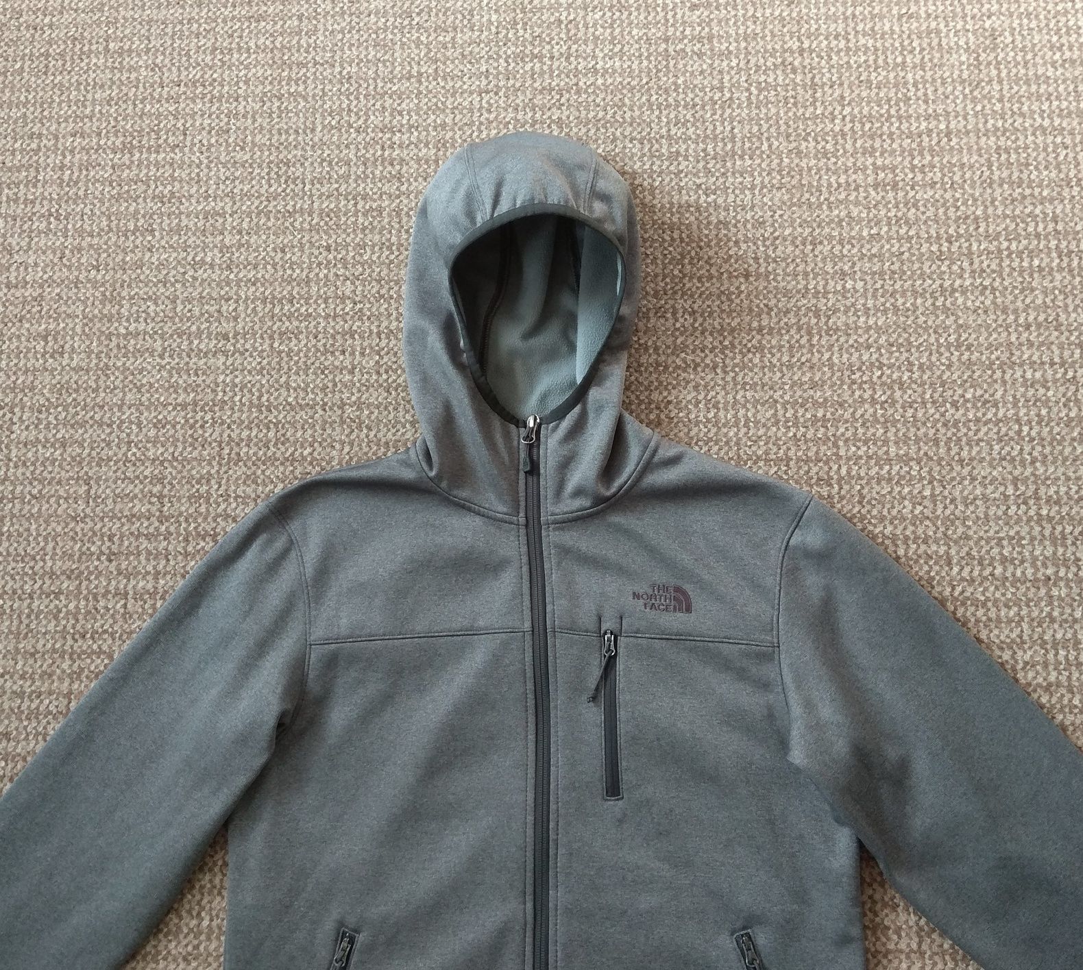 The North Face S фліс худі кофта на змійці stretch fleece оригінал