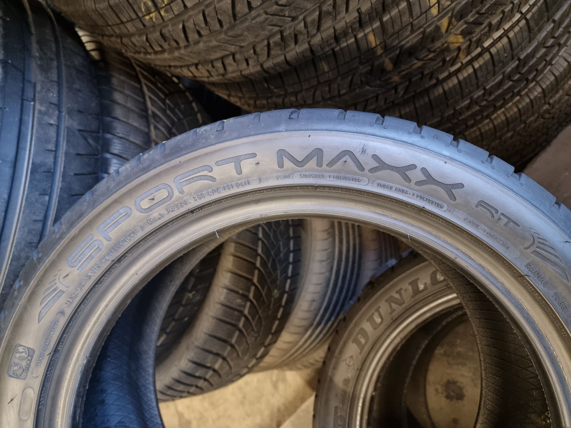 Шини літні 225х45хR17 Dunlop Sport Maxx 2 Шт  90% Протектор