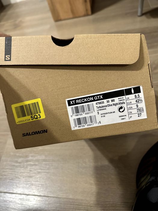 Кроссовки Salomon XT Reckon Gore-Tex (Размер 42 2/3) 27см Оригинал