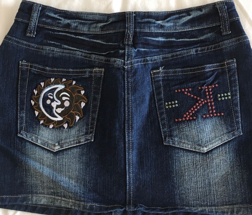 Mini/Jeans wyszywana