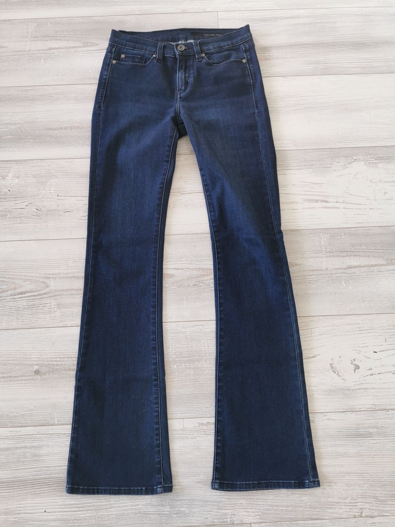 Spodnie jeansy damskie granat S /M Calvin Klein nowe