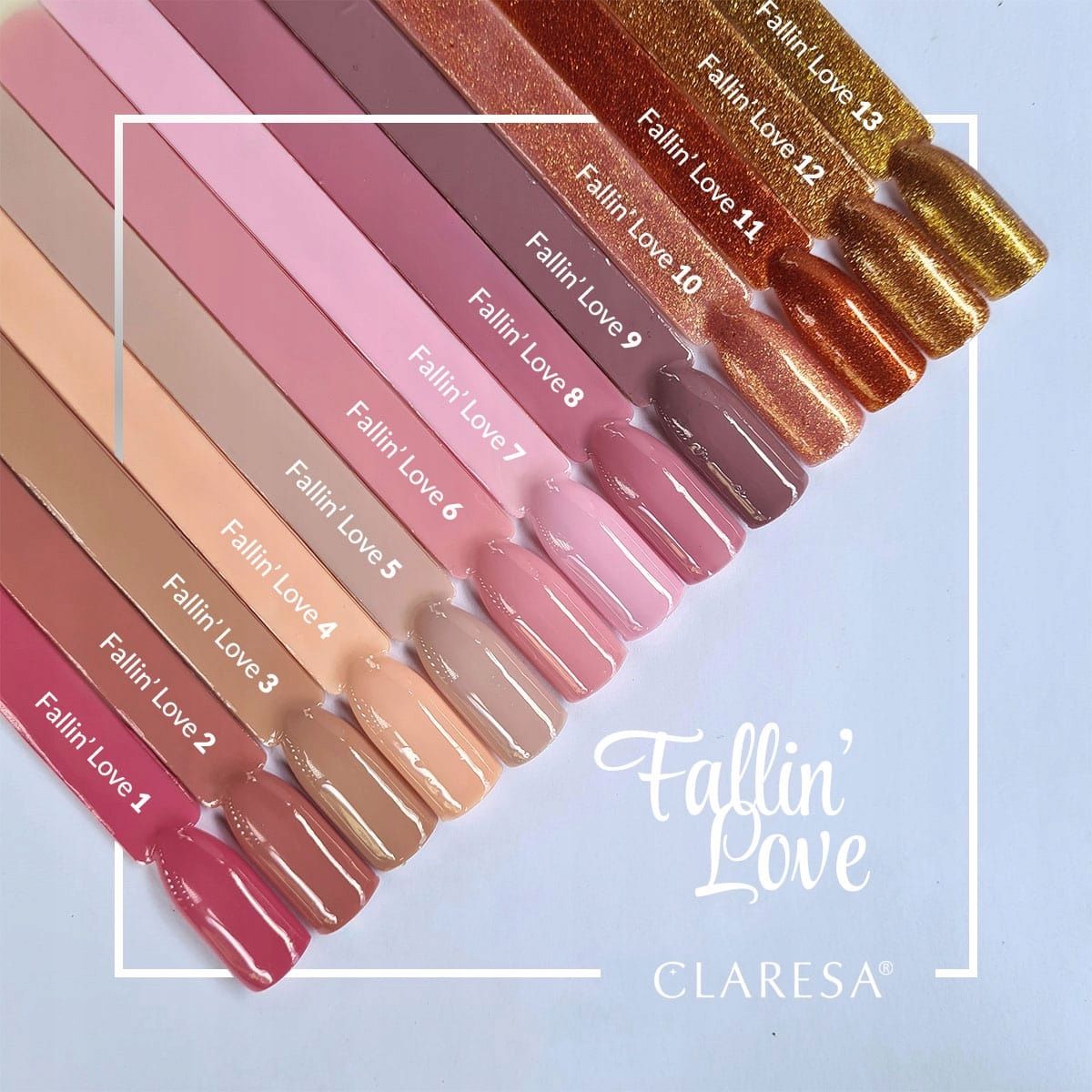 Claresa Lakier Hybrydowy Fallin Love 3 - 5Ml