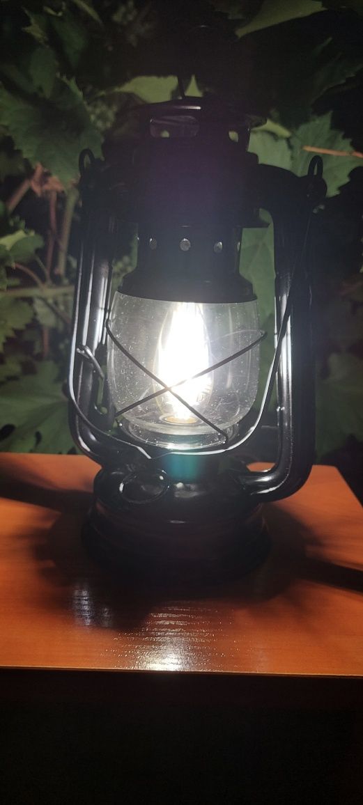 Kultowa Lampa Latarnia Naftowa Na prąd