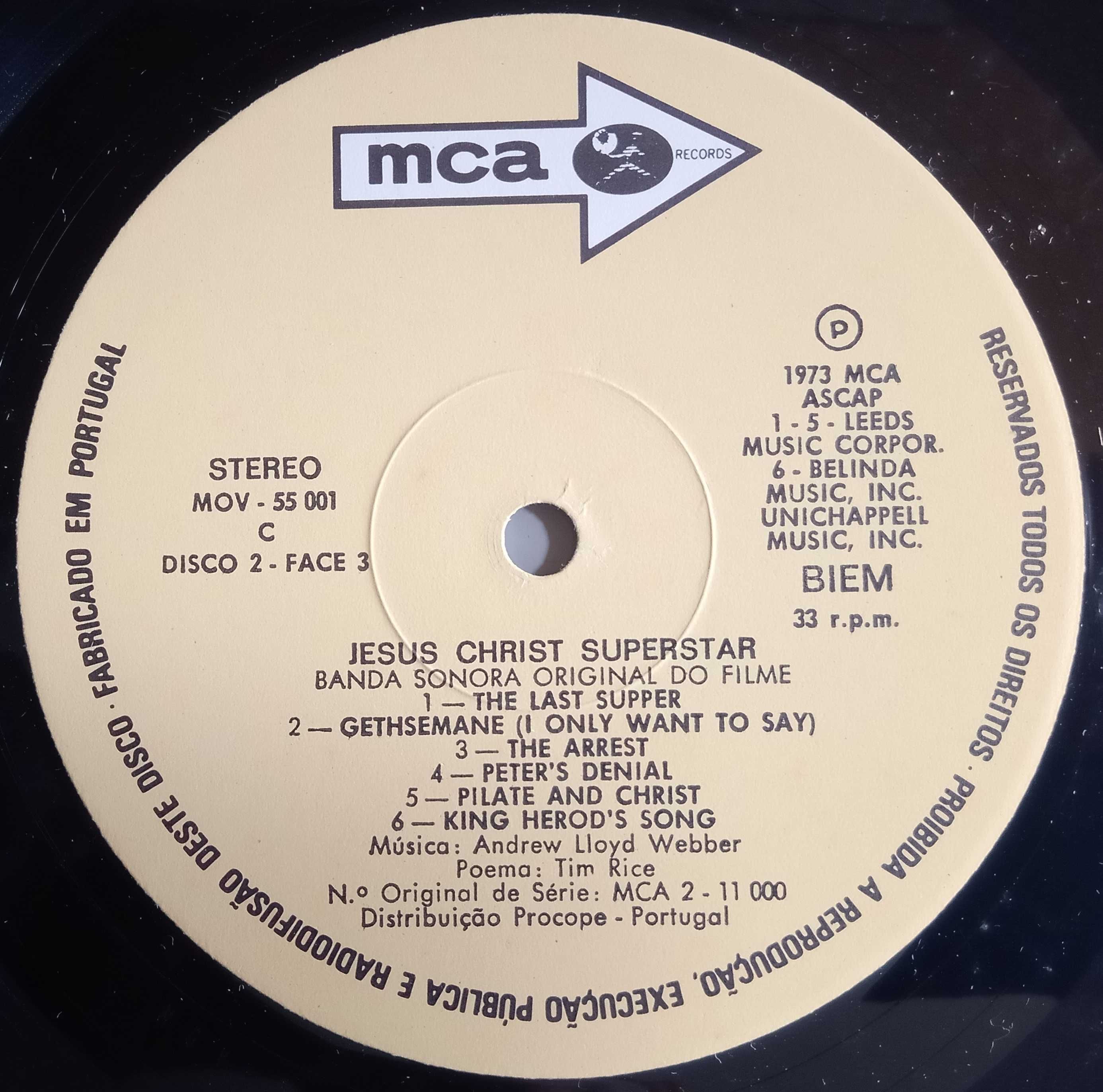Jesus Christ Superstar - - - - - Banda Sonora - - - - - 2 X LP