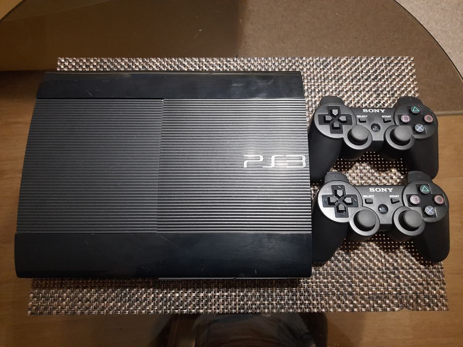 PS3 Super Slim 500gb +45 игр Gta 5, San Andreas/Mortal/God of War/Fifa