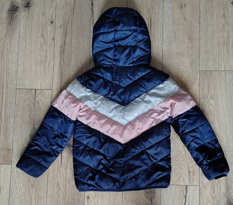 Kurtka zimowa dziewczęca granatowa Sinsay 134