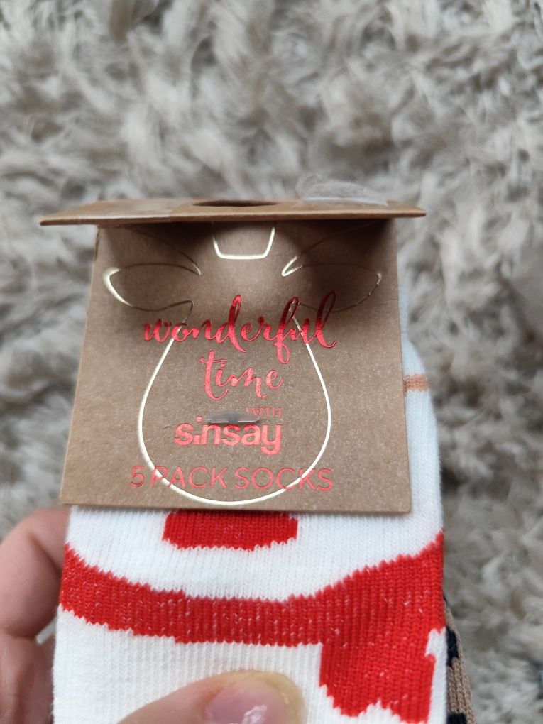 5 pak skarpet niemowlęcych sinsay