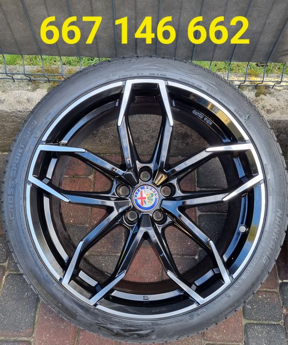 20 cali felgi do Alfa Romeo Stelvio Giulia 5x110 ET35 8J opony 2020r