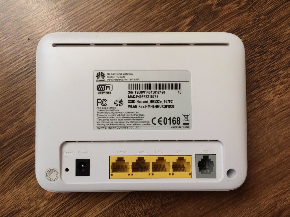 ADSL роутер Укртелеком Huawei HG532e