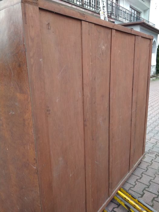 Starą szafa przedwojenna czterodrzwiowa zabytkowa antyk