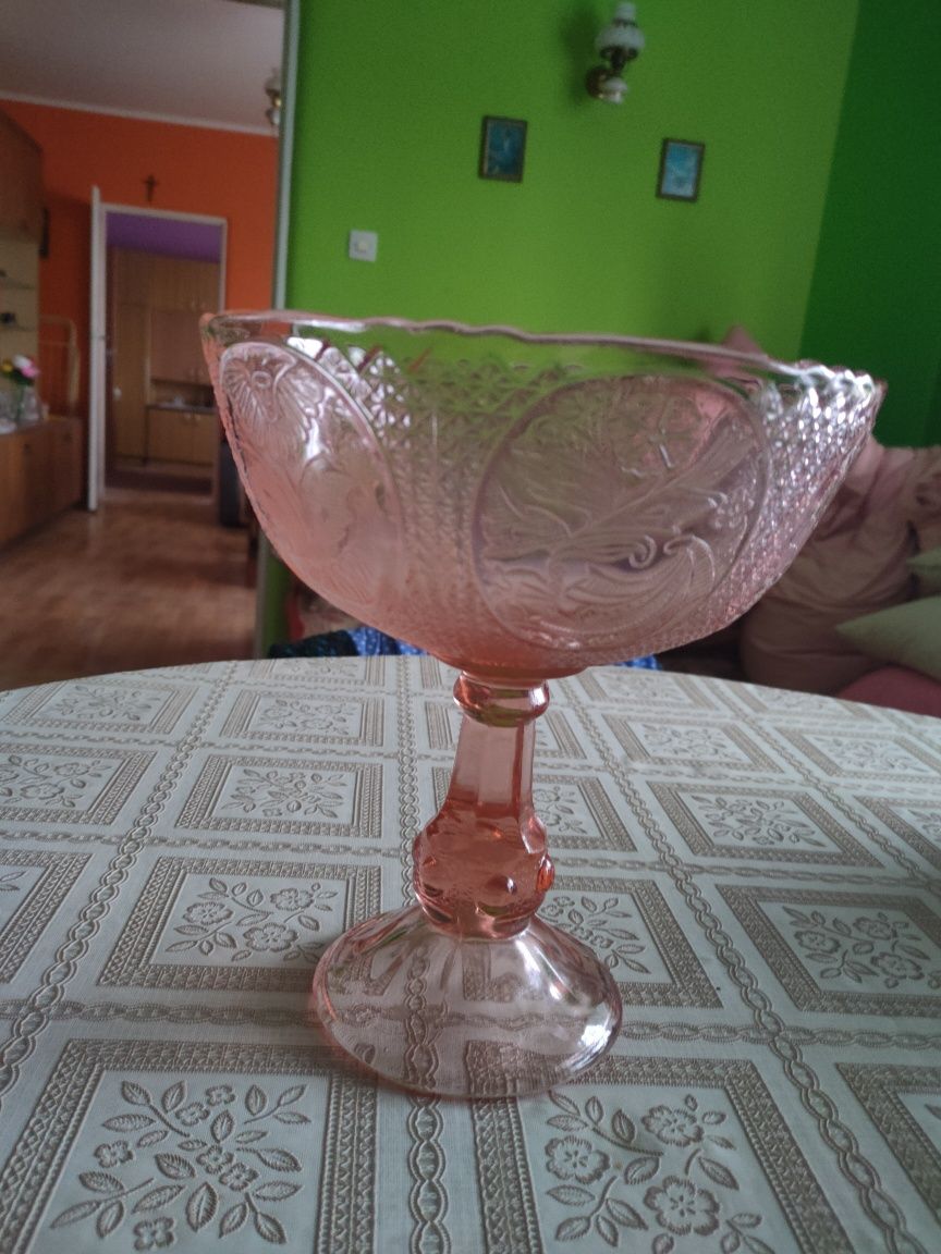 Różowa owocarka Ząbkowice PRL