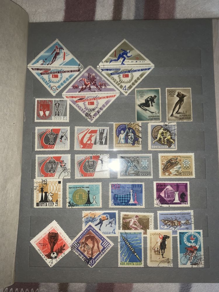 Большая коллекция марок