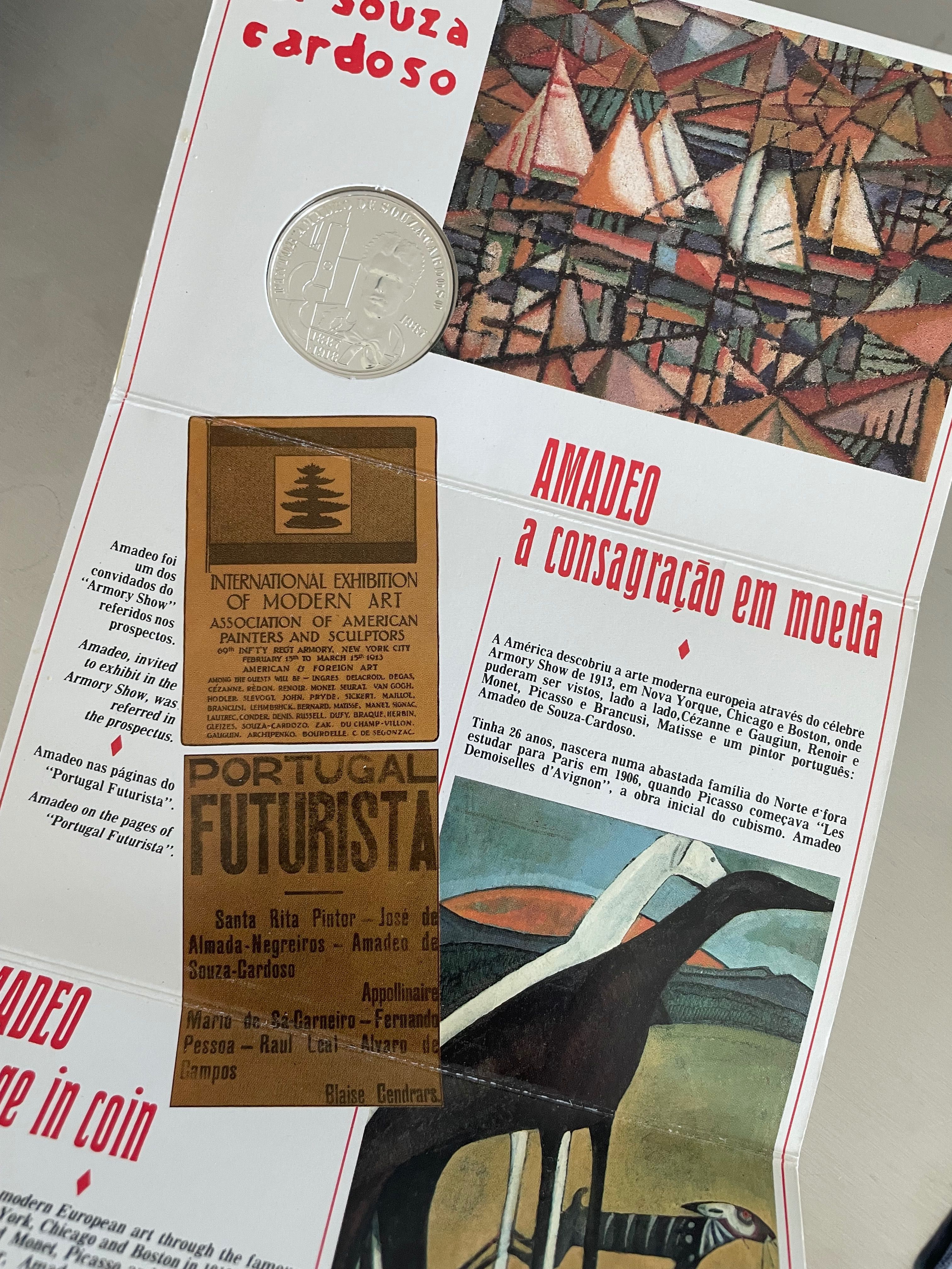 Prata BNC – 100$00 – Pintor Amadeu de Sousa Cardoso – 1989