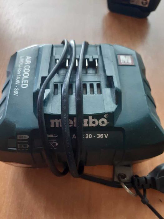 Metabo zestaw szlifierka W18LTX 125+Wkrętarka BS18 LTX+akumul + ładow