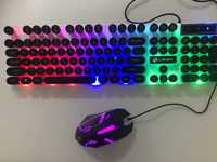 Игровая клавиатура с подсветкой GTX300 + игровая мышка