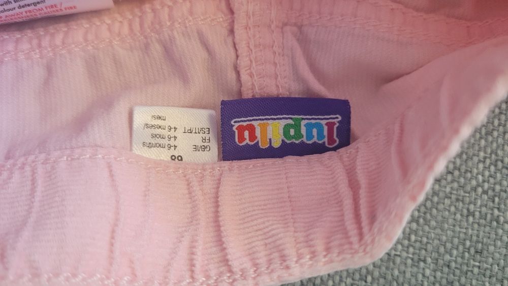 Spodnie dziewczęce 62 ( 5.10.15,) i 68 (Lupilu))