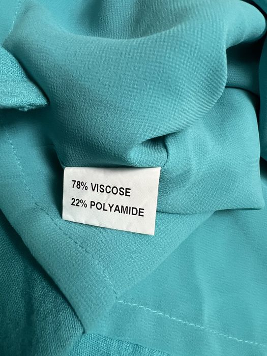 Bluzka z wiskozy, top, cekiny, plus size, 46