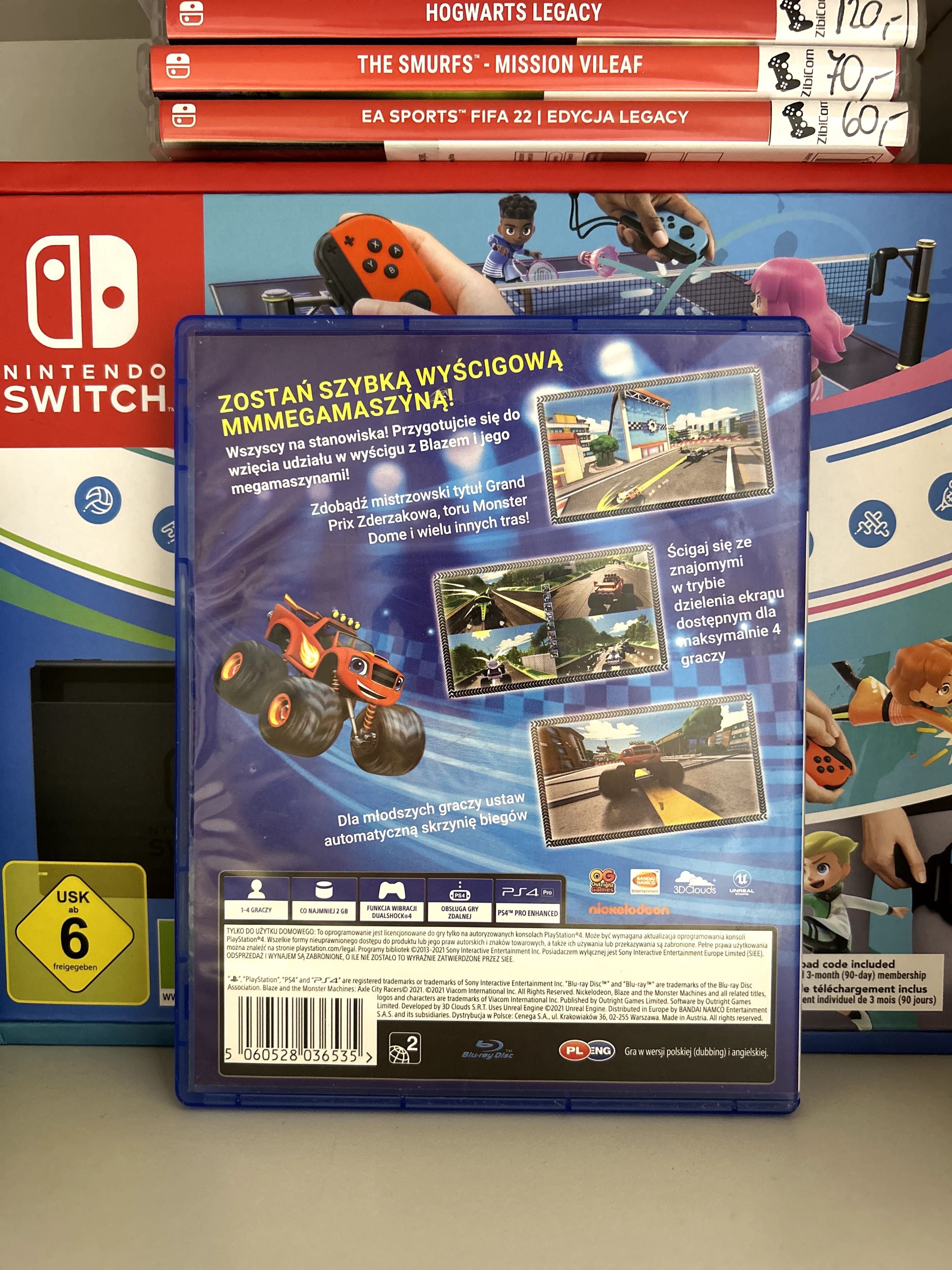 Blaze I Megamaszyny: Wyścigówki ze zderzakowa | PS4/PS5|Wysyłka|Kraków