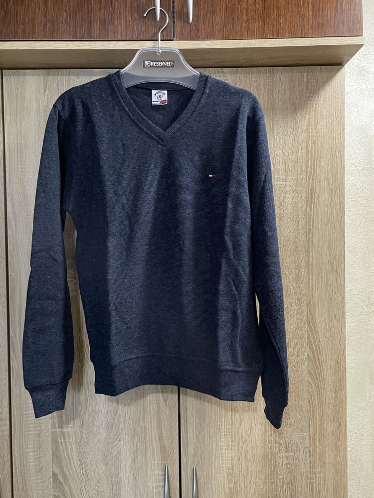 Sweter męski Tommy Hilfiger kolor grafitowy