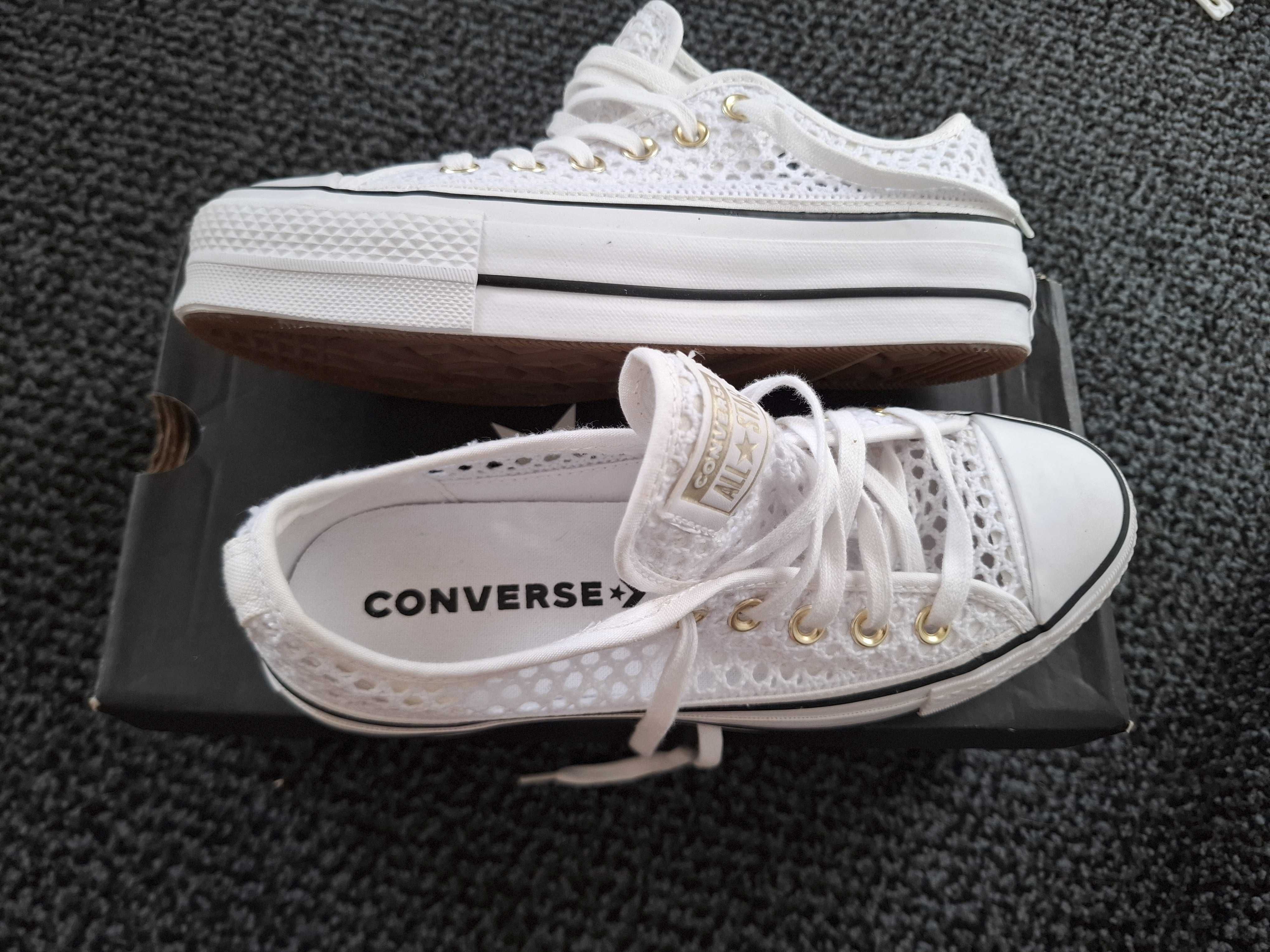 CONVERSE ALL STAR ażurowe NOWE trampki r.38
