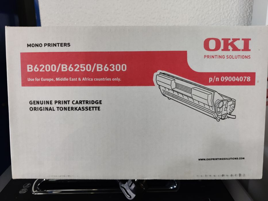 Pack Tambor de Imagem + Toner OKI B6200 / B6300 PRETO - ORIGINAL