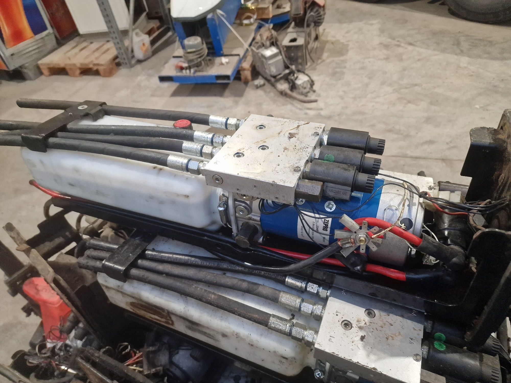 Pompa Zepro 24v, Kompletna pompa windy Zepro, Silnik Zepro ,
