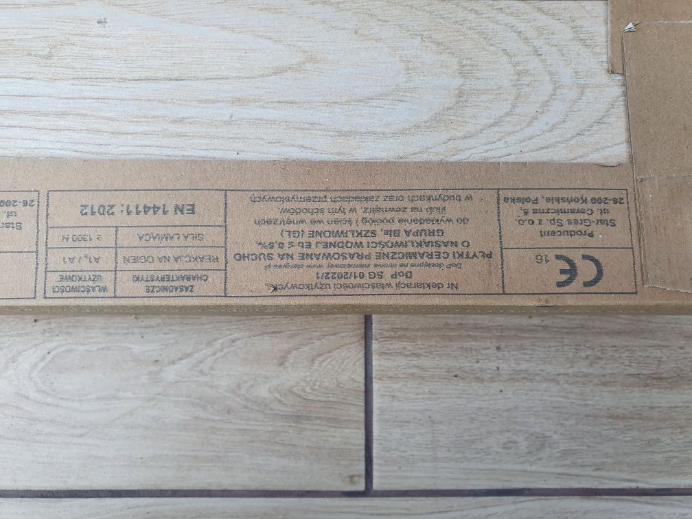 Płytki podłogowe ceramiczne 120x20