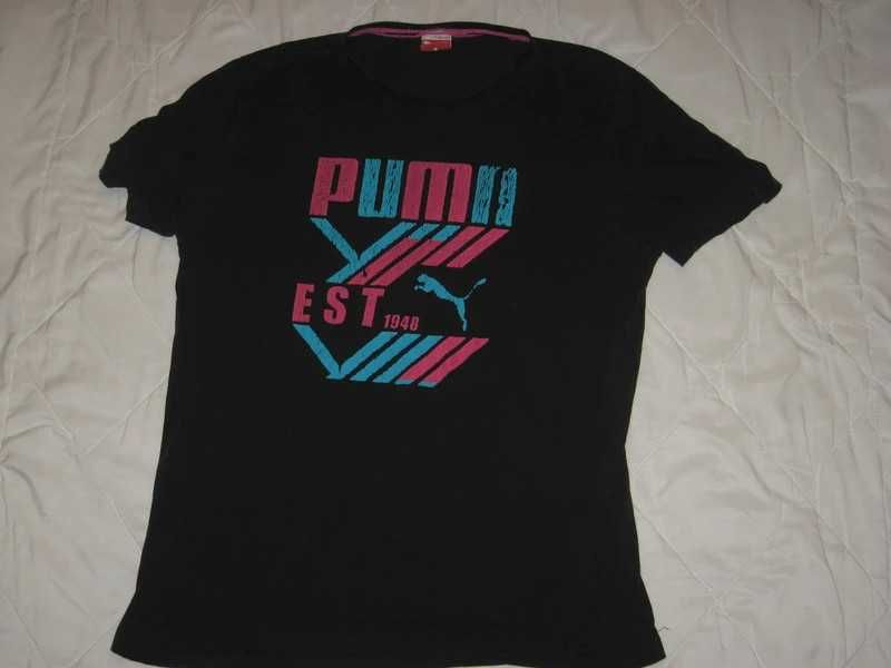 T-shirt koszulka krótki rękaw Puma L 52/54 vintage retro oldschool