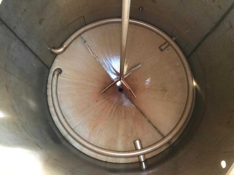 Zbiornik stalowy nierdzewny 3000l kwasoodporny ocieplony z mieszadłem