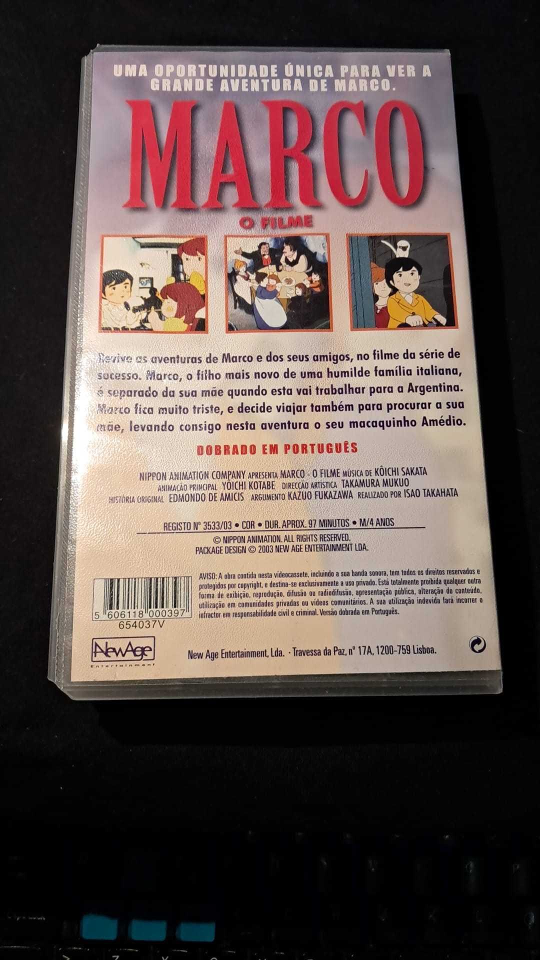 VHS - Marco: O Filme Dublado em Português (2003)
