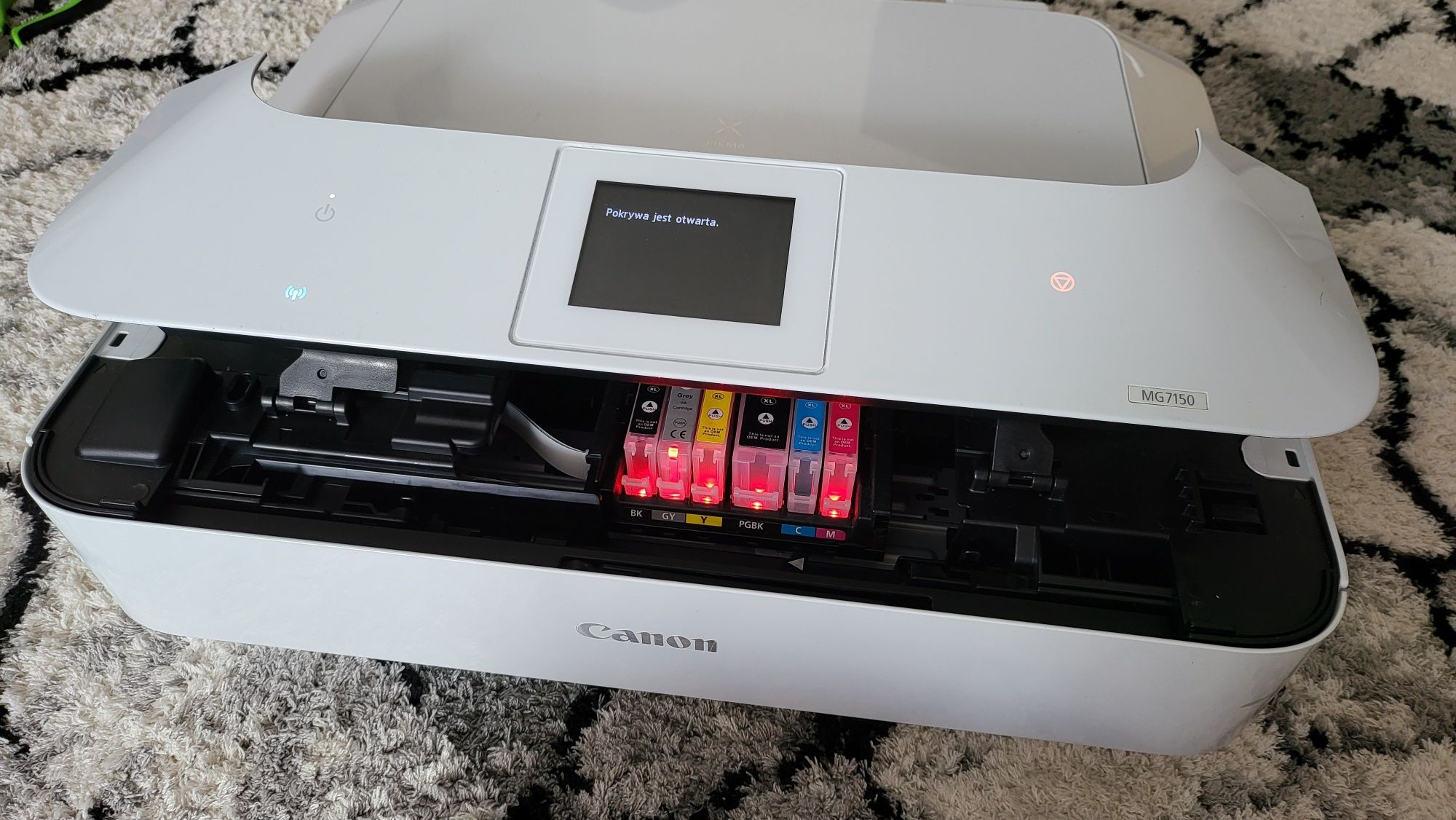Drukarka Canon MG7150 - Wi-Fi, Dotyk, Druk dwustronny, Druk na CD