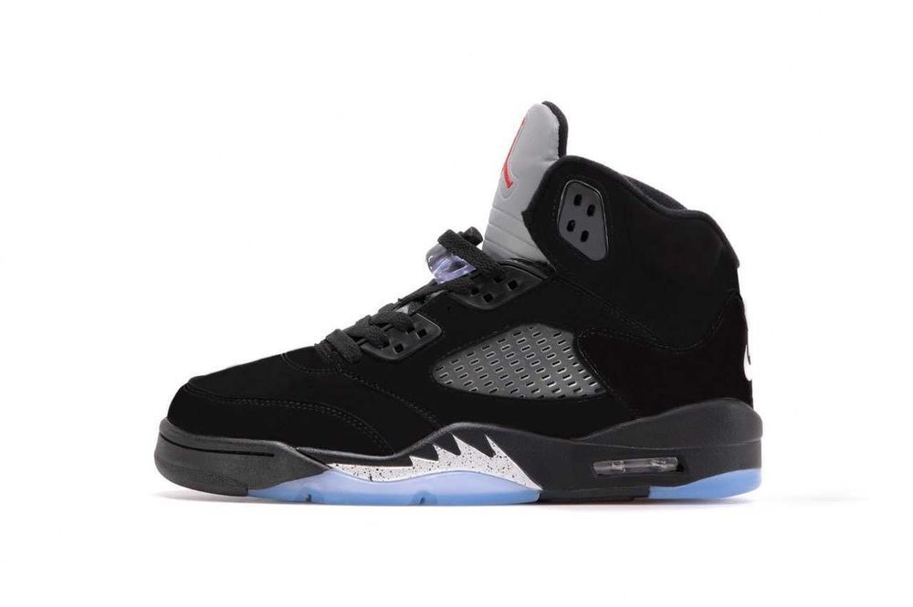 Кросівки Nike Air Jordan 5 Black/Blue premium