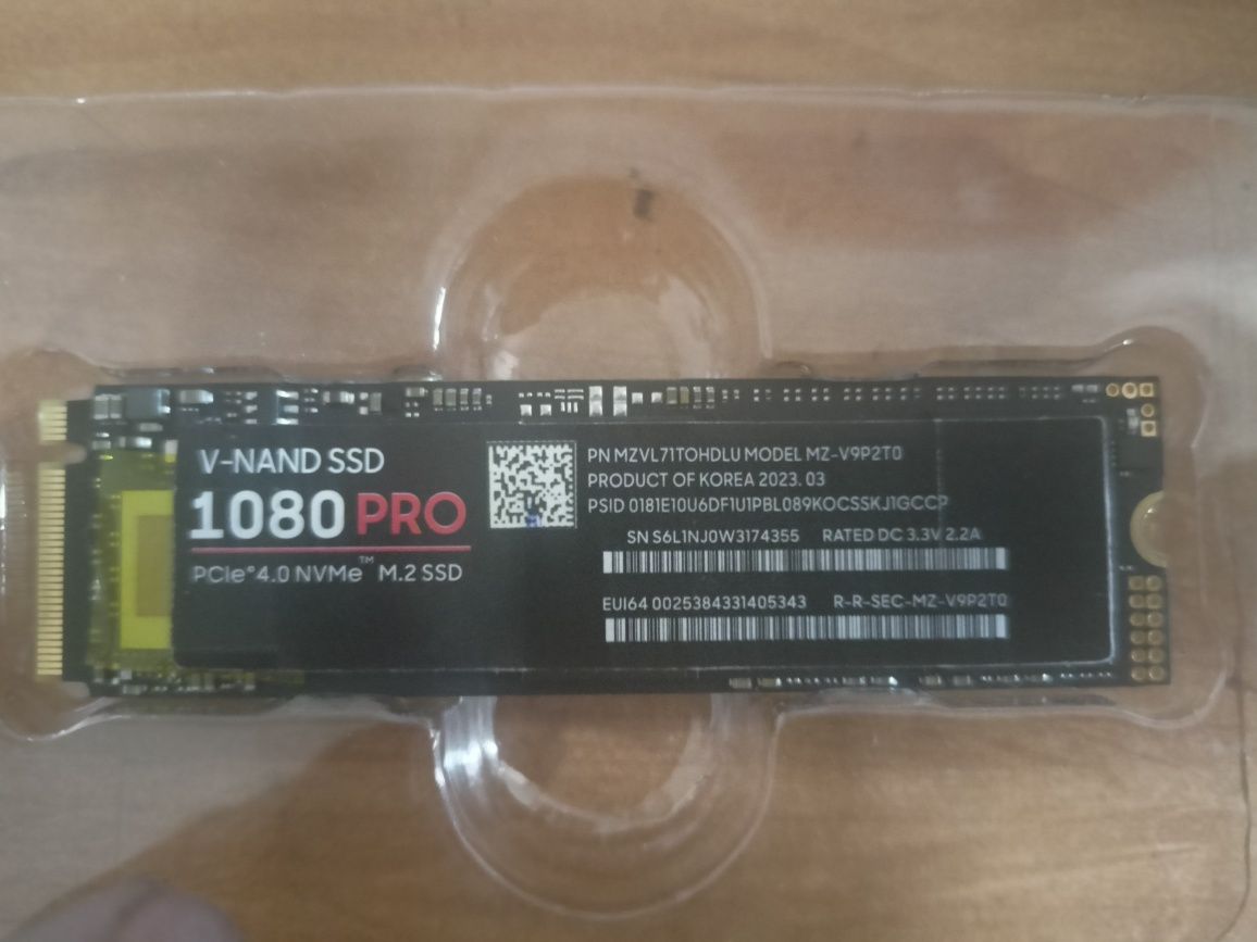 SSD 4Tb m2 nvme 1080pro