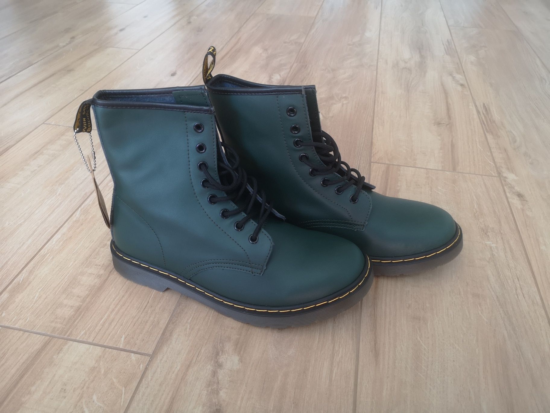 Черевики Dr. Martens 45EU, 29 см 1460 Green Smooth