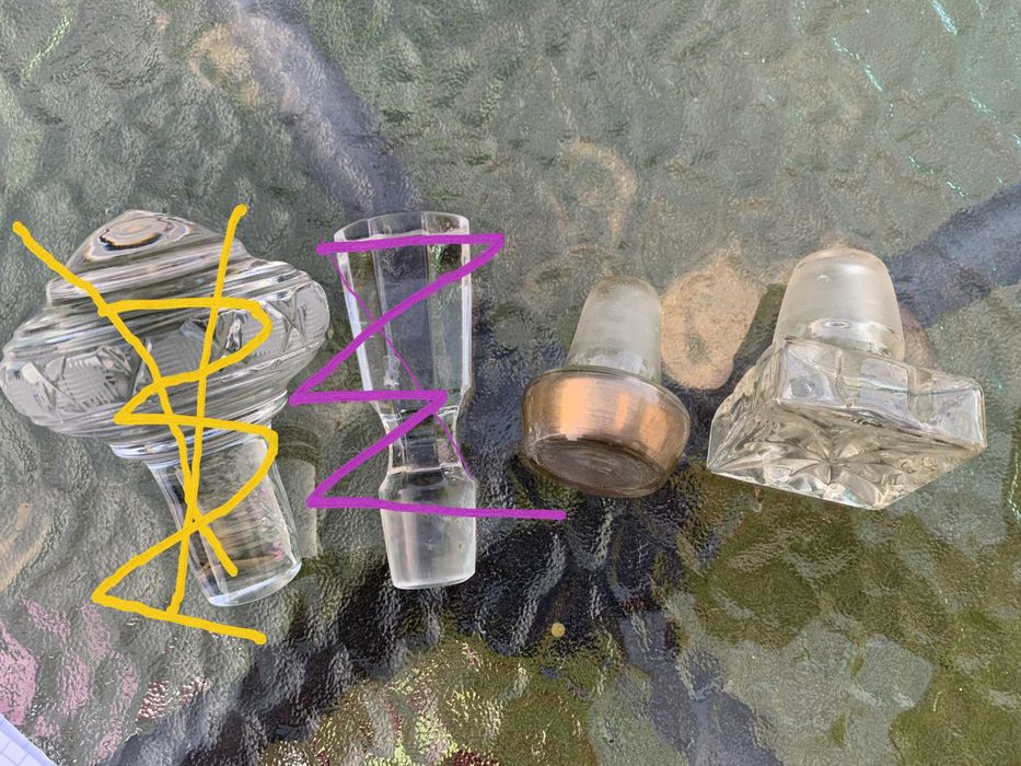 Пробка для графина штофа хрусталь керамика стекло