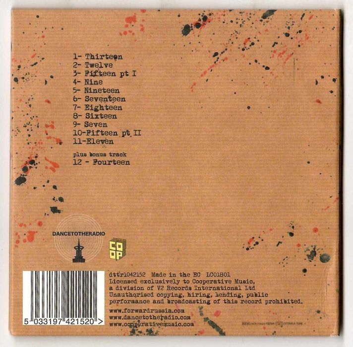 ¡Forward, Russia! - Give Me A Wall [CD] [EU]