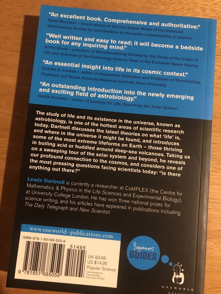 Livro “Life in the Universe”