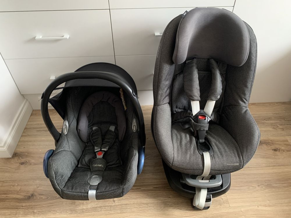 Maxi Cosi Pearl zestaw - foteliki + baza Family Isofix - bezwypadkowe!