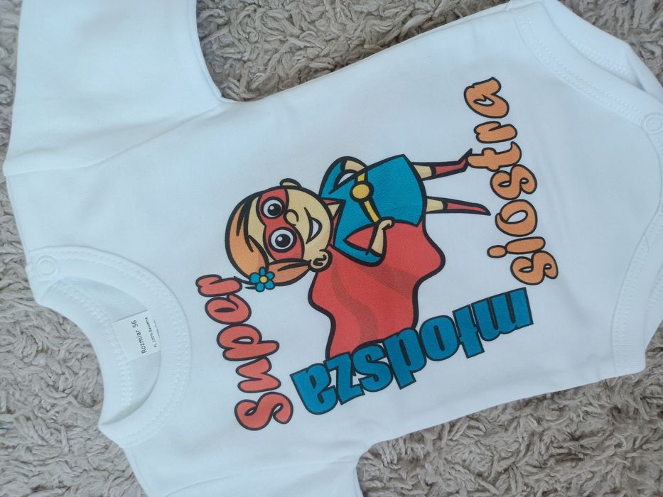 body dla dziewczynki 56 i starszy brat koszulka 104